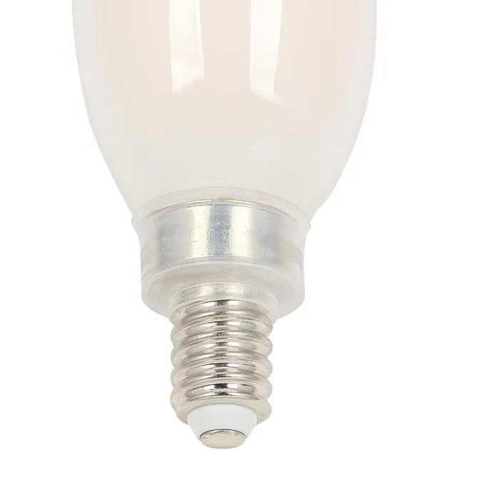 4.5W B11 Filament LED Dimmable Soft White 3000K E12 (Candelabra) Base, 120 Volt, Box