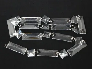 5 x Acrylic Diamond Garlands - Clear Diva-Style