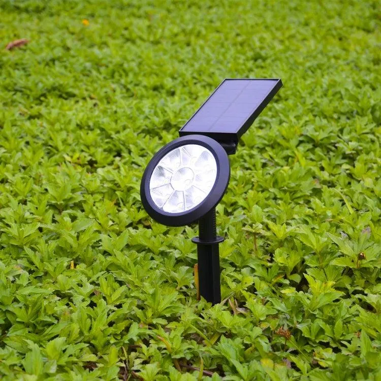 9-Bulb Solar LED Garden Lights - Adjustable & Waterproof Outdoor Illumination