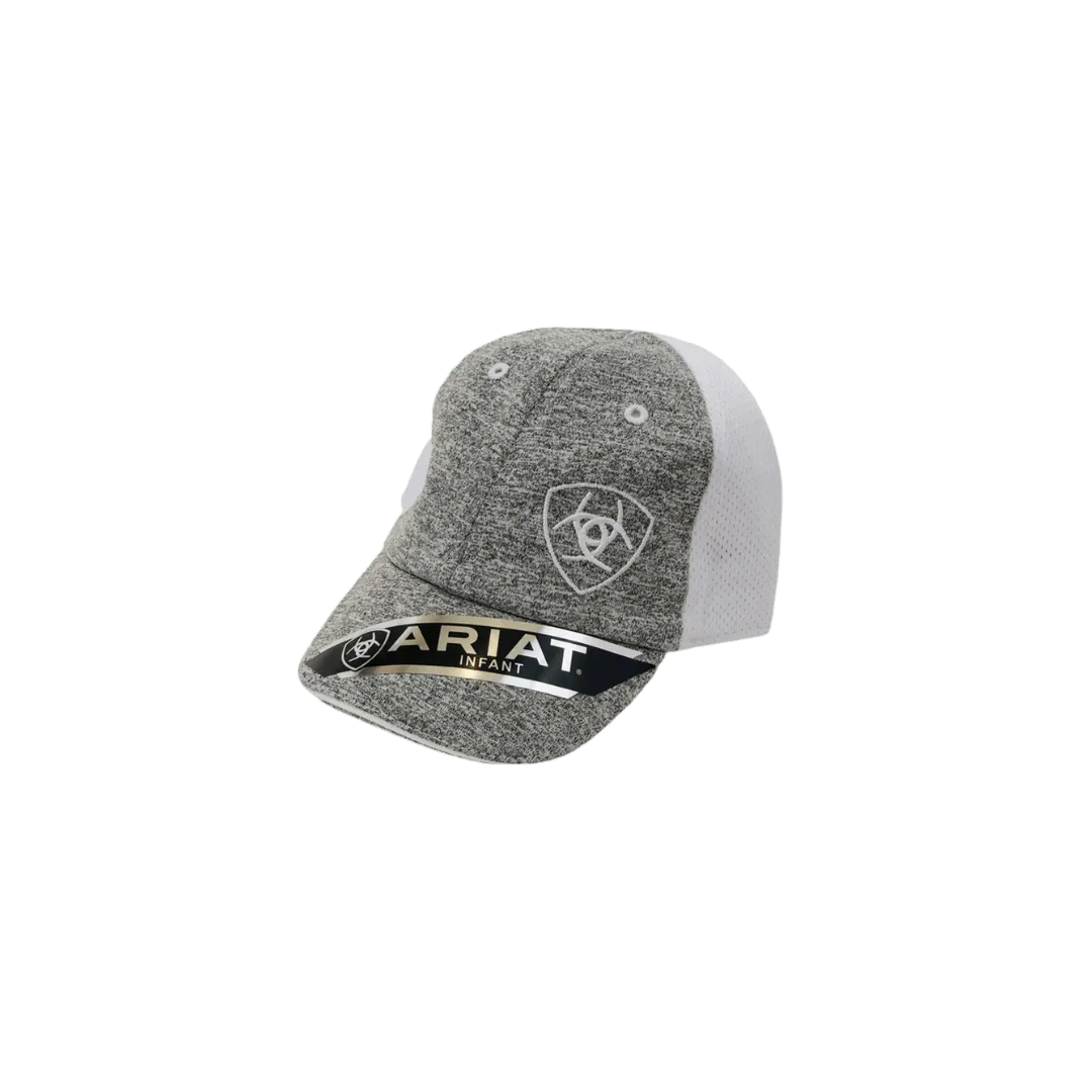 Ariat M&F Kid's Grey Embroidered Logo Mesh Cap