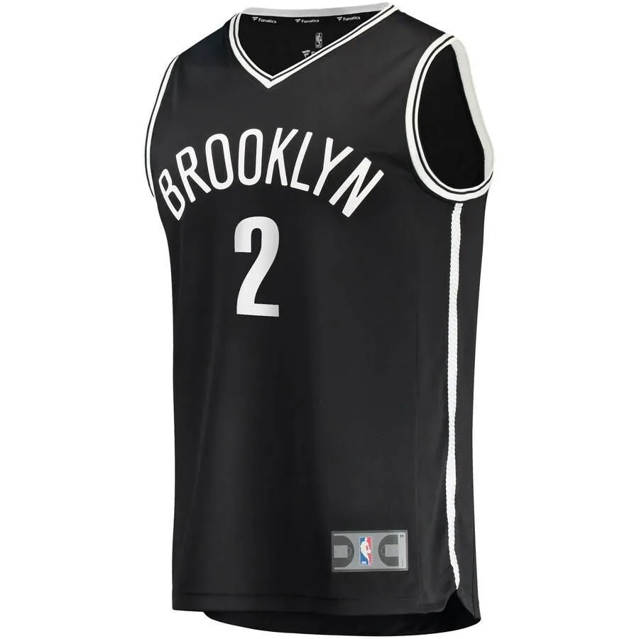 Brooklyn Nets Taurean Prince Fanatics Branded Replica Fast Break Icon Jersey Kids - Black | Ireland M9628A8