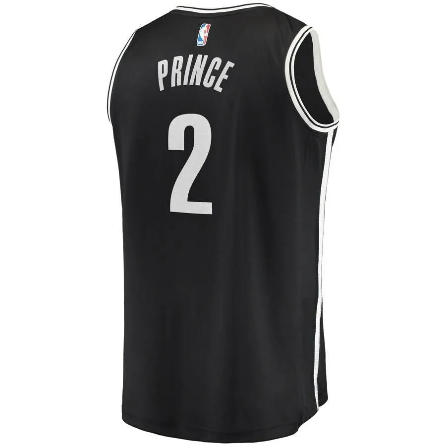 Brooklyn Nets Taurean Prince Fanatics Branded Replica Fast Break Icon Jersey Kids - Black | Ireland M9628A8