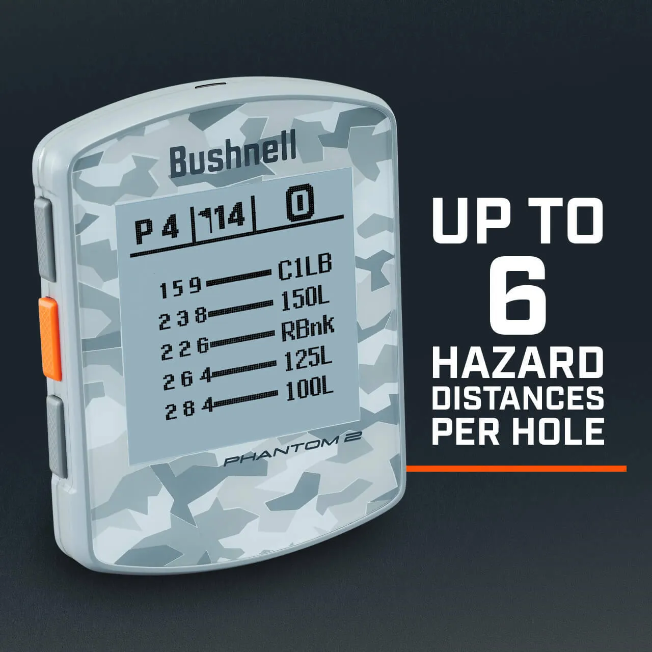 Bushnell Phantom 2 GPS Rangefinder with BITE magnetic mount and GreenView