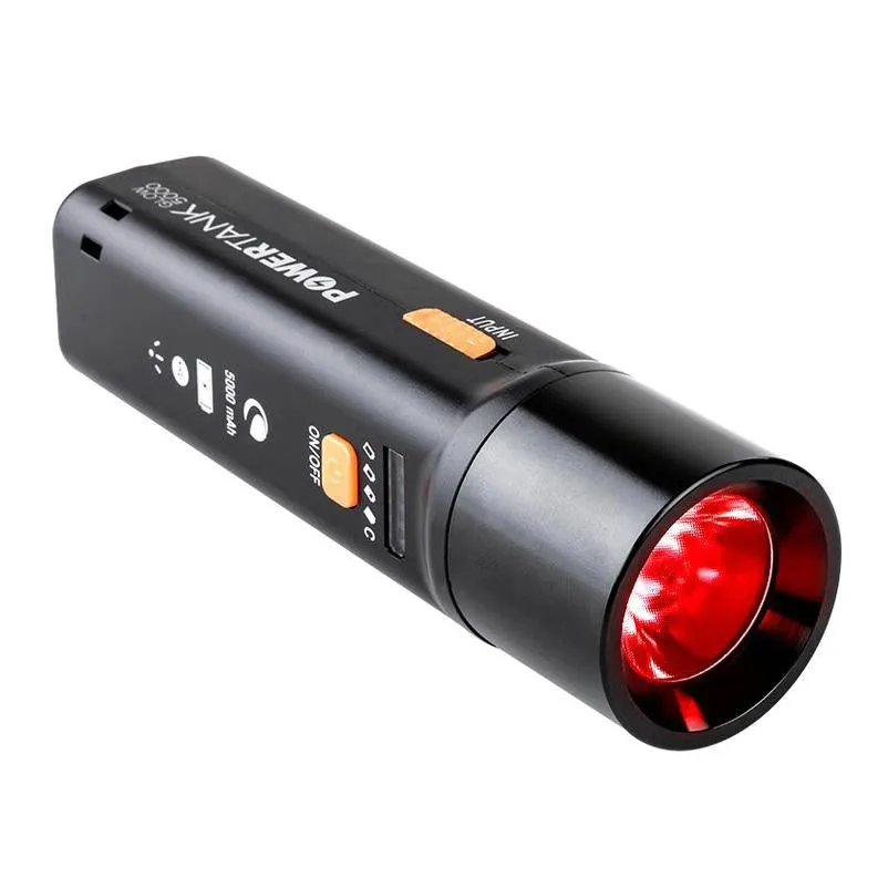 Celestron PowerTank Glow 5000 Red Flashlight/Charger