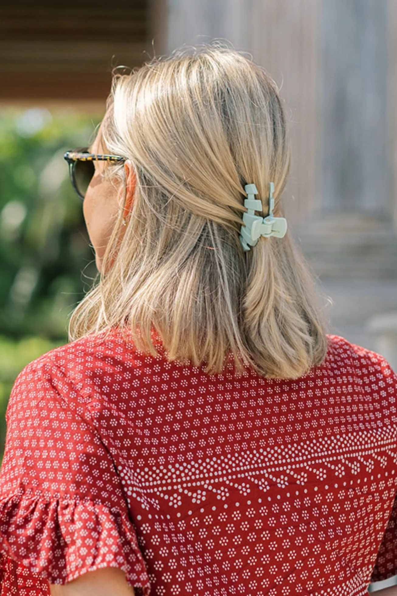 Classic Coastal Christmas Small Hair Clip