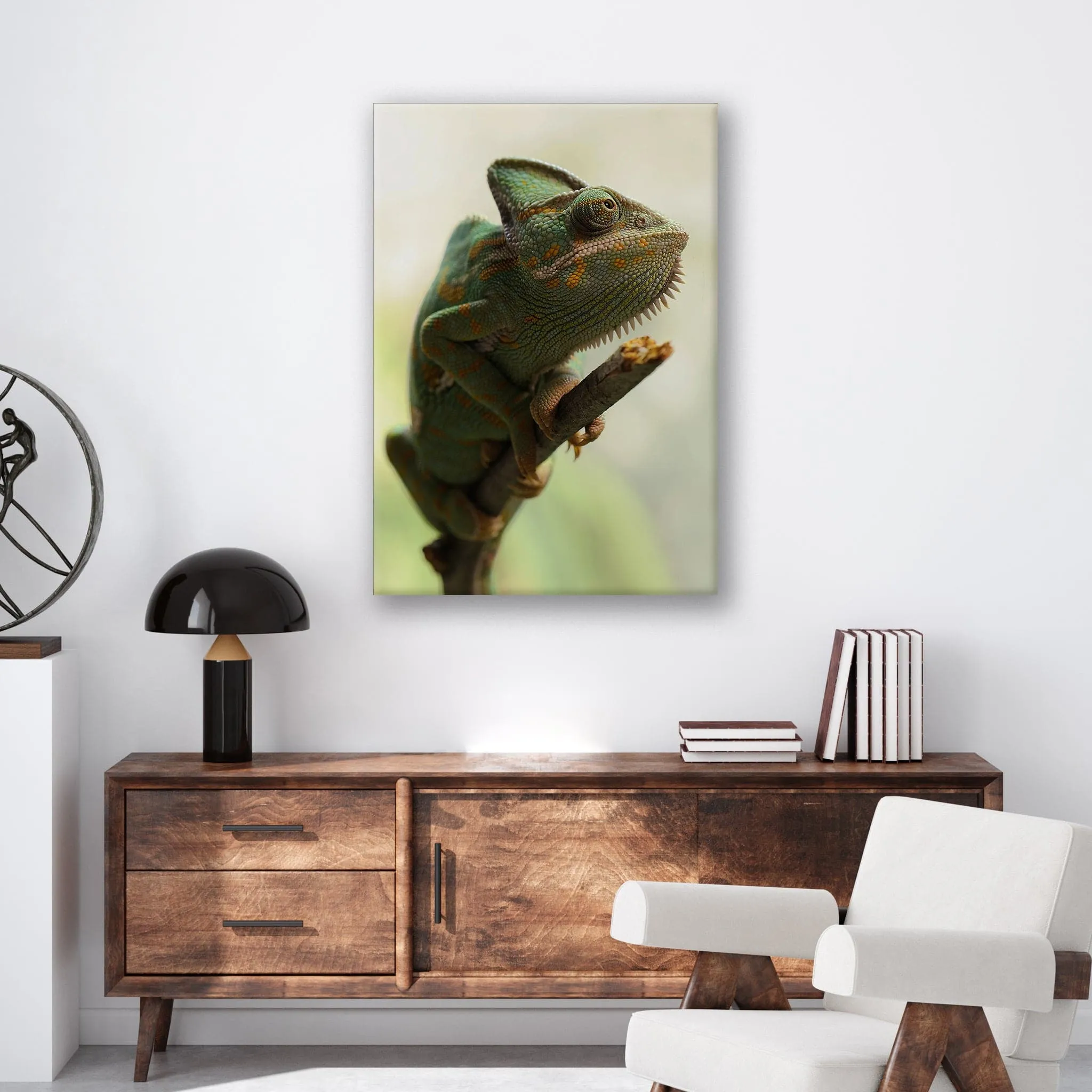 Climbing Chameleon - Print