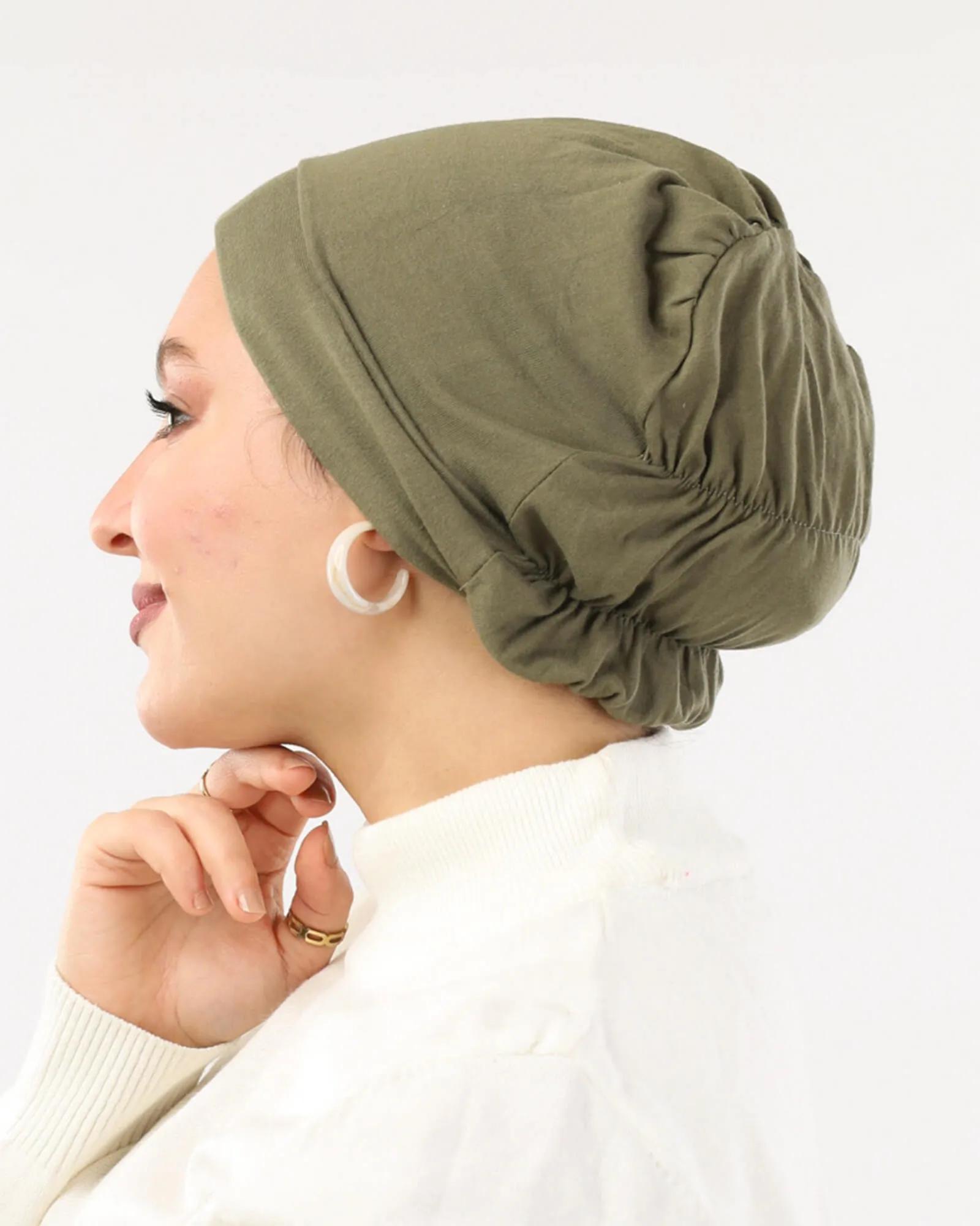 Cotton Elastic Bonnet