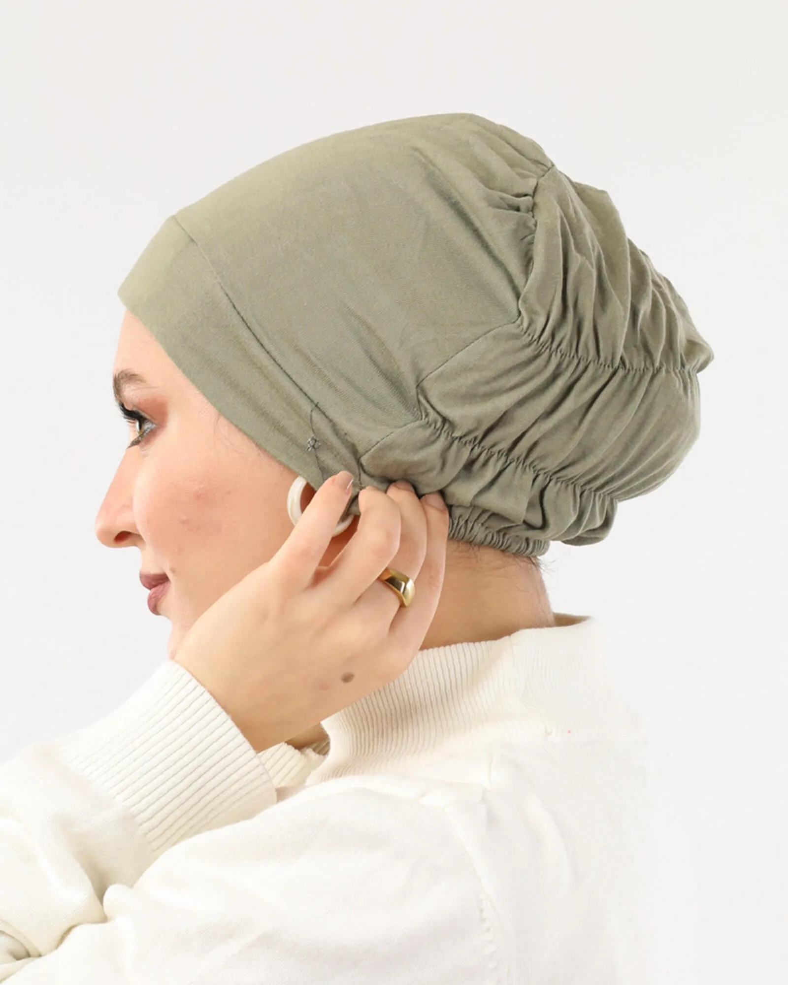 Cotton Elastic Bonnet