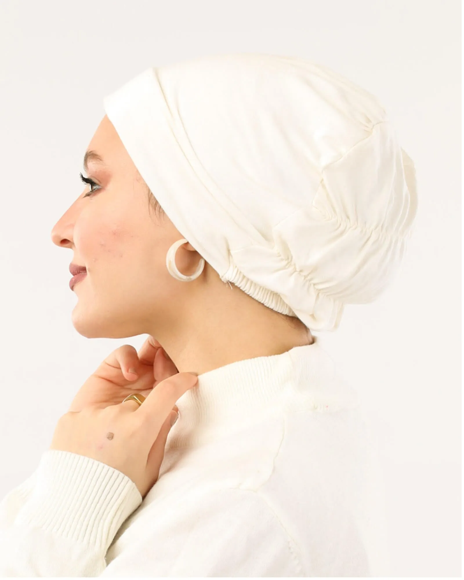 Cotton Elastic Bonnet