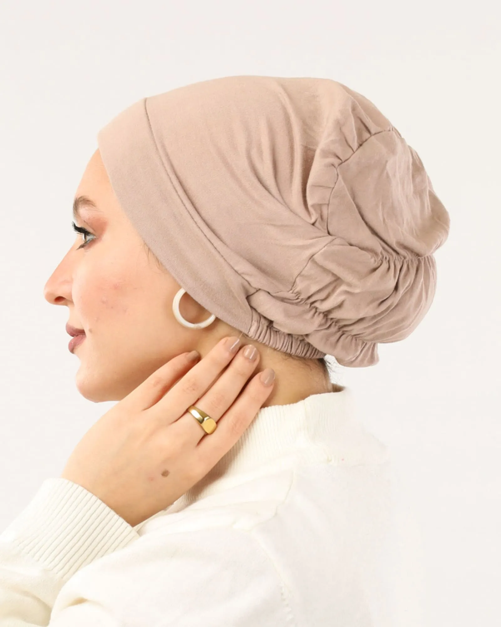 Cotton Elastic Bonnet