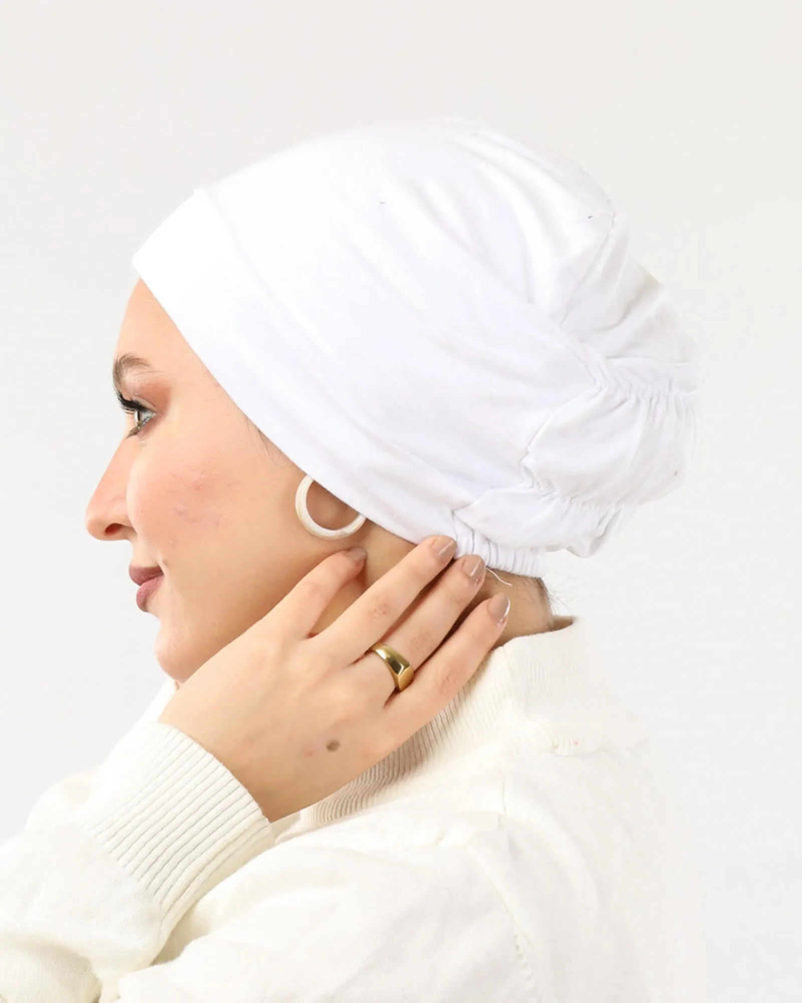 Cotton Elastic Bonnet