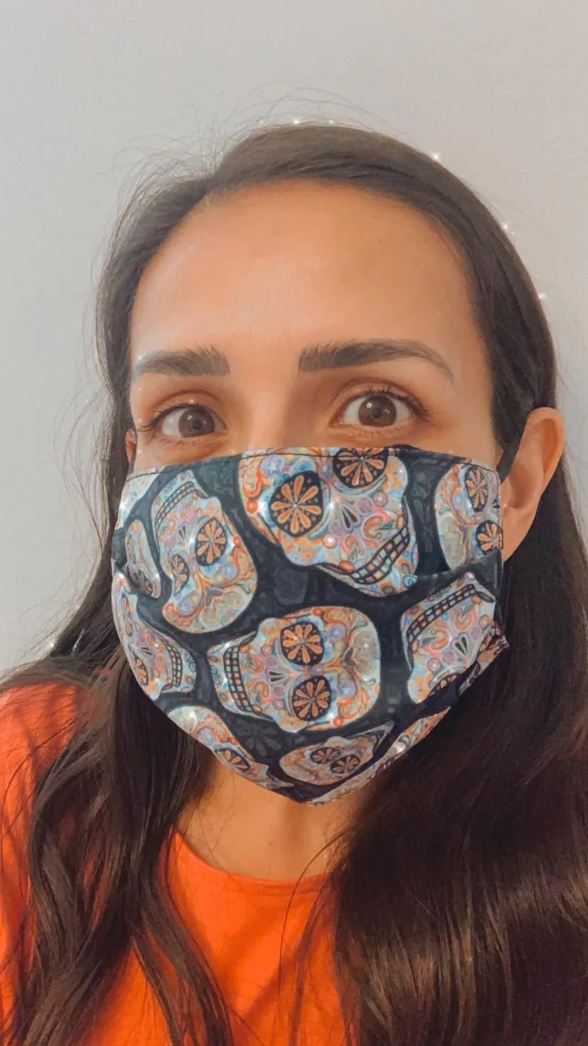 Day of the Dead Cloth Face Mask