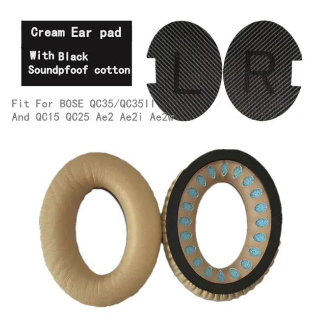 Earpads for BOSE QC35 QC25 QC15 AE2 SoundTrue Headphone Memory Foam Pads