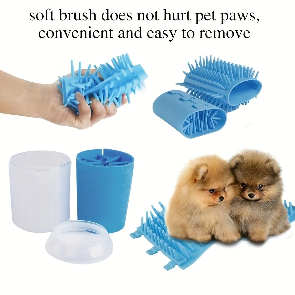 Easy Clean Portable Pet Paw Washer  Ideal Cleaning Solution