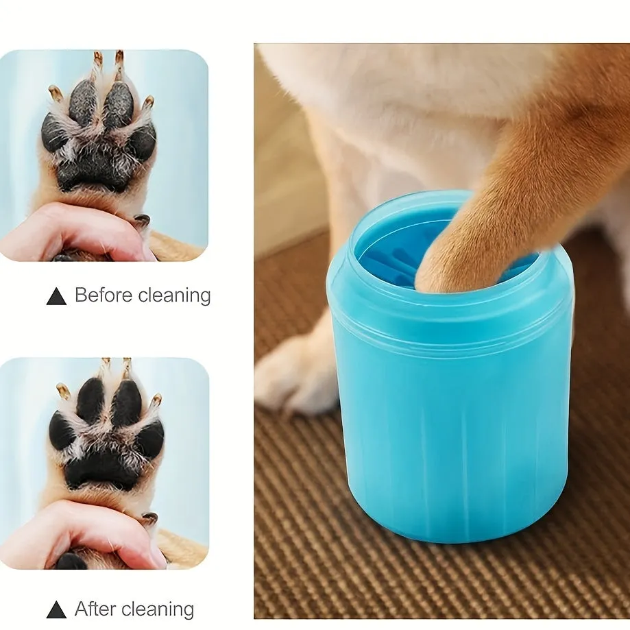 Easy Clean Portable Pet Paw Washer  Ideal Cleaning Solution