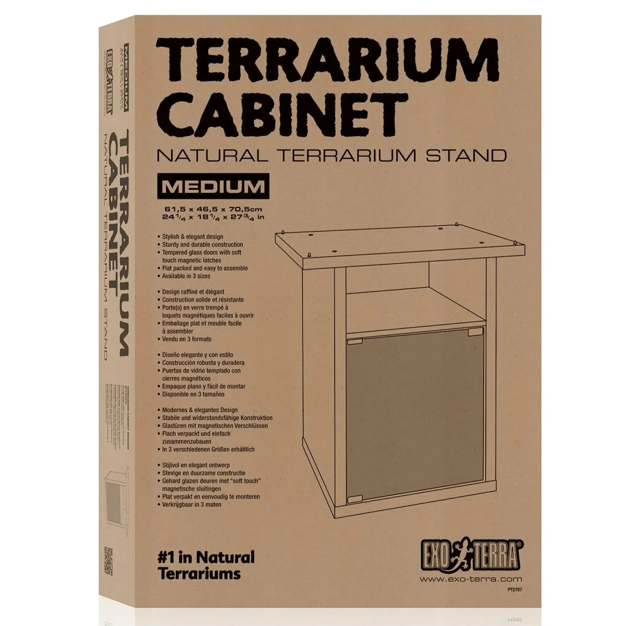 Exo Terra Terrarium Cabinet Black