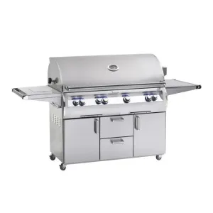 Fire Magic Echelon Diamond E1060s 48" A Series Freestanding Gas Grill With Rotisserie, Single Side Burner & Analog Thermometer, Natural Gas - E1060S-8EAN-62