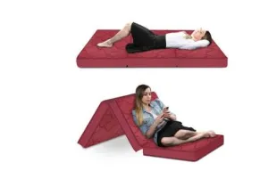 Foldable Mattress for Floor, Foam Mattress Single Bed| Folding Single Bed Matterss for Floor, Travelling, Foldable Mattress 6x3, Foldable Matress for Bed, Foldable Mattress for singlge Bed