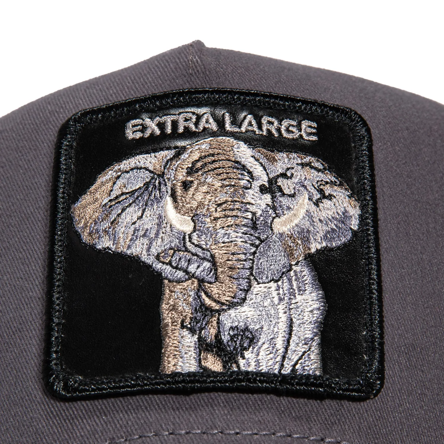 Goorin Bros Extra Large Elephant Adjustable Trucker Hat - Grey