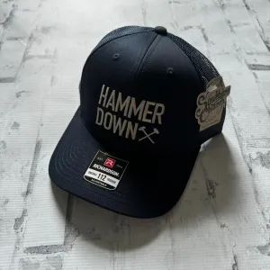 Hammer Down “Lettering" Hat - Navy