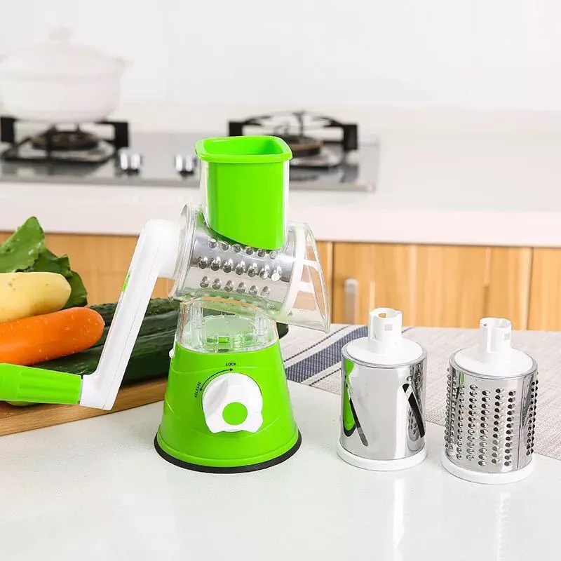 Hand drum rotary grater