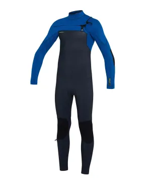 Kids HyperFreak 3/2  Steamer Chest Zip Wetsuit - Acid/Ultrablue