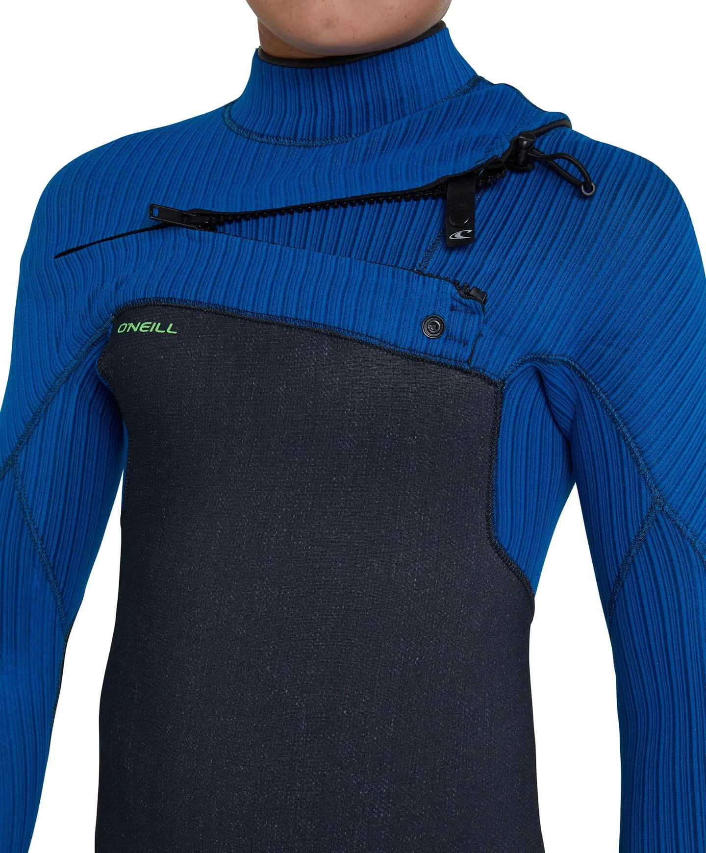 Kids HyperFreak 3/2  Steamer Chest Zip Wetsuit - Acid/Ultrablue