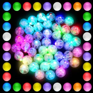 Multicolor Mini Balloon Lights, LED Balloon Light for Party Glow Decoration, Waterproof Mini Round Balls Lights