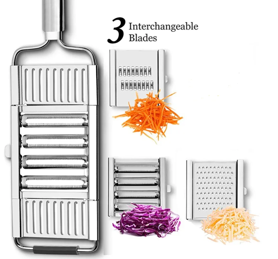 Multifunctional stainless steel grater