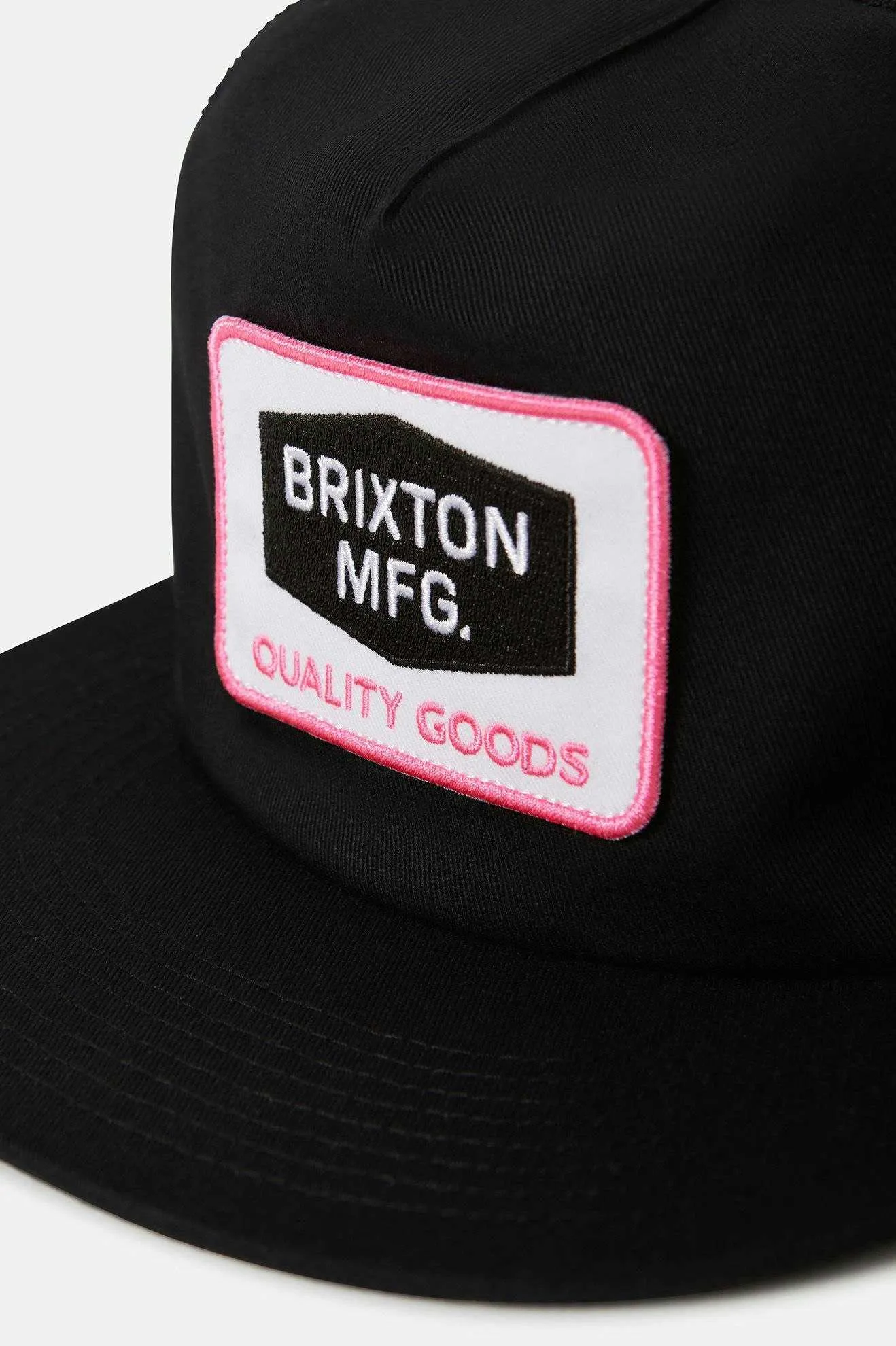 Neon Fallbrook Snapback - Black/Pink/Black