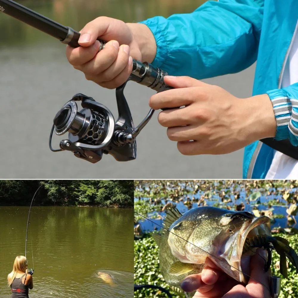 Portable Telescopic Carbon Fiber Spinning Rod Reel Combo