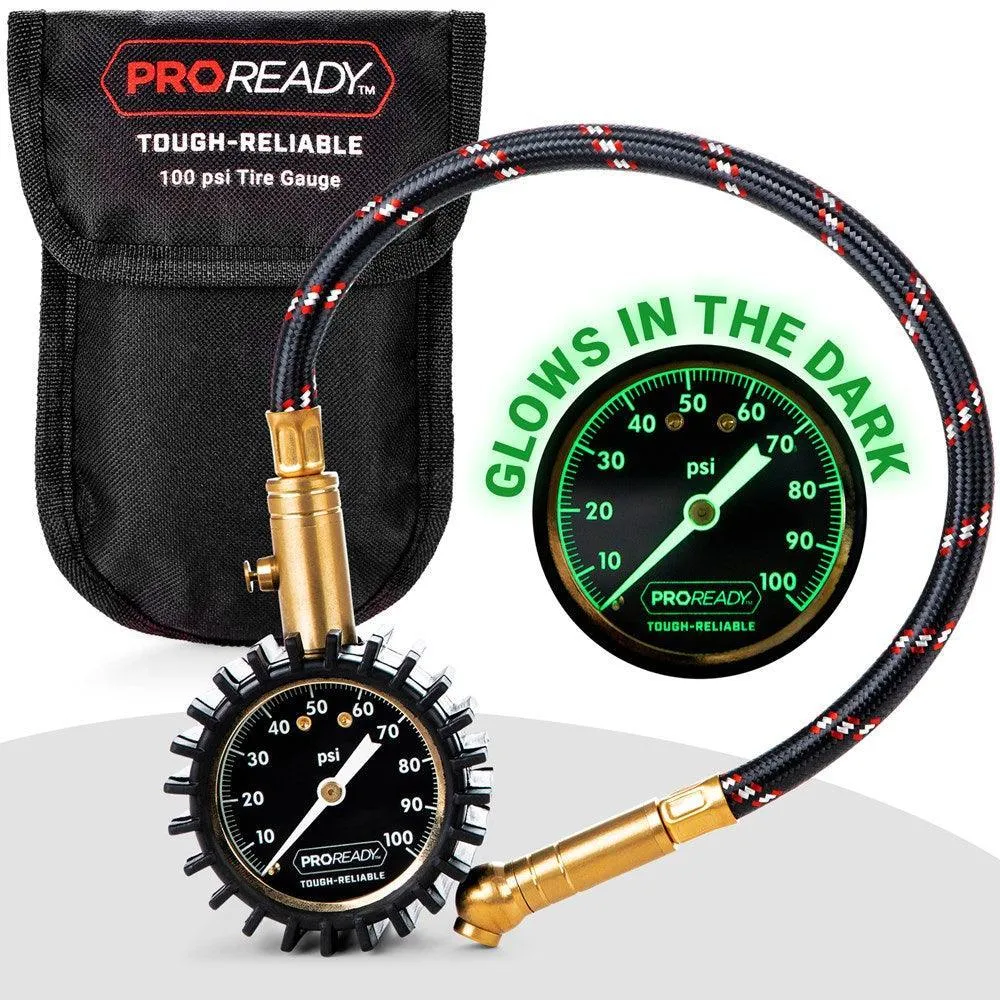 PROREADY 100psi Tyre Pressure Gauge