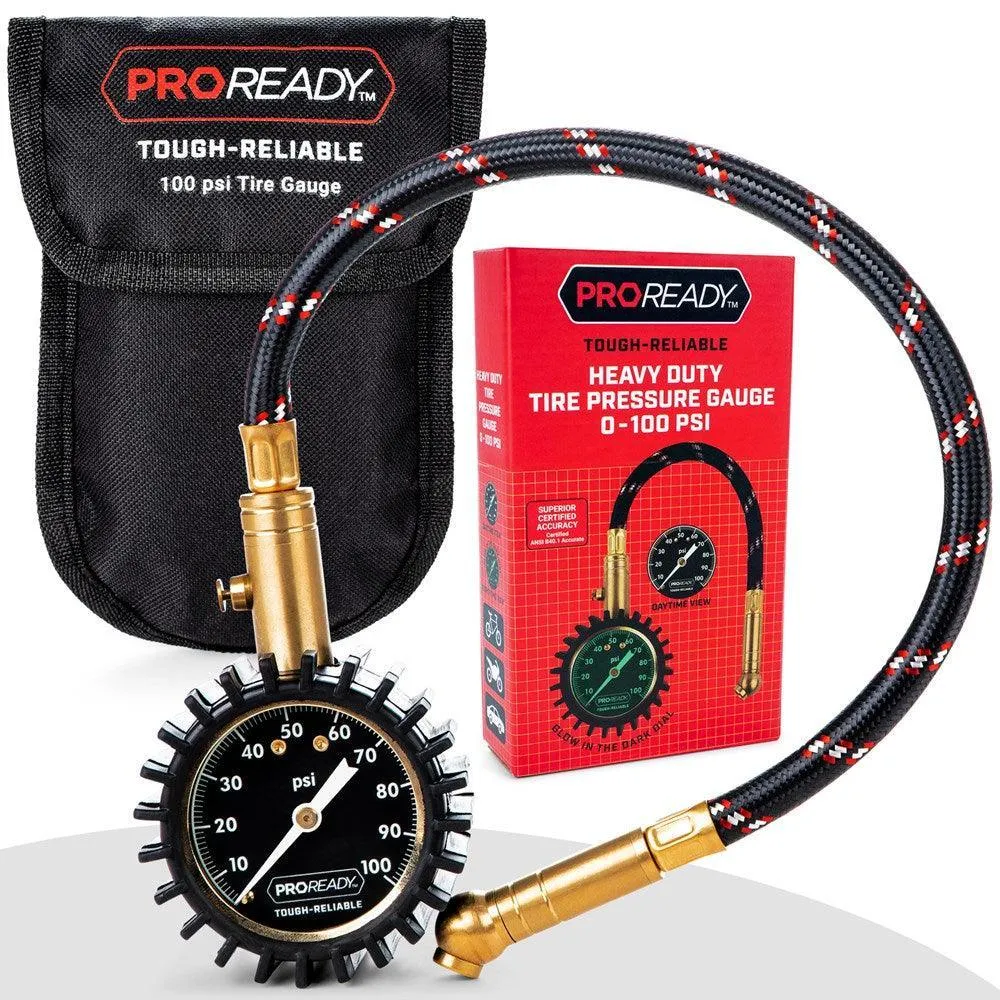 PROREADY 100psi Tyre Pressure Gauge