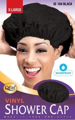 QFitt Vinyl Shower Cap