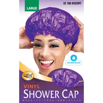 QFitt Vinyl Shower Cap