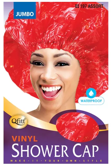 QFitt Vinyl Shower Cap