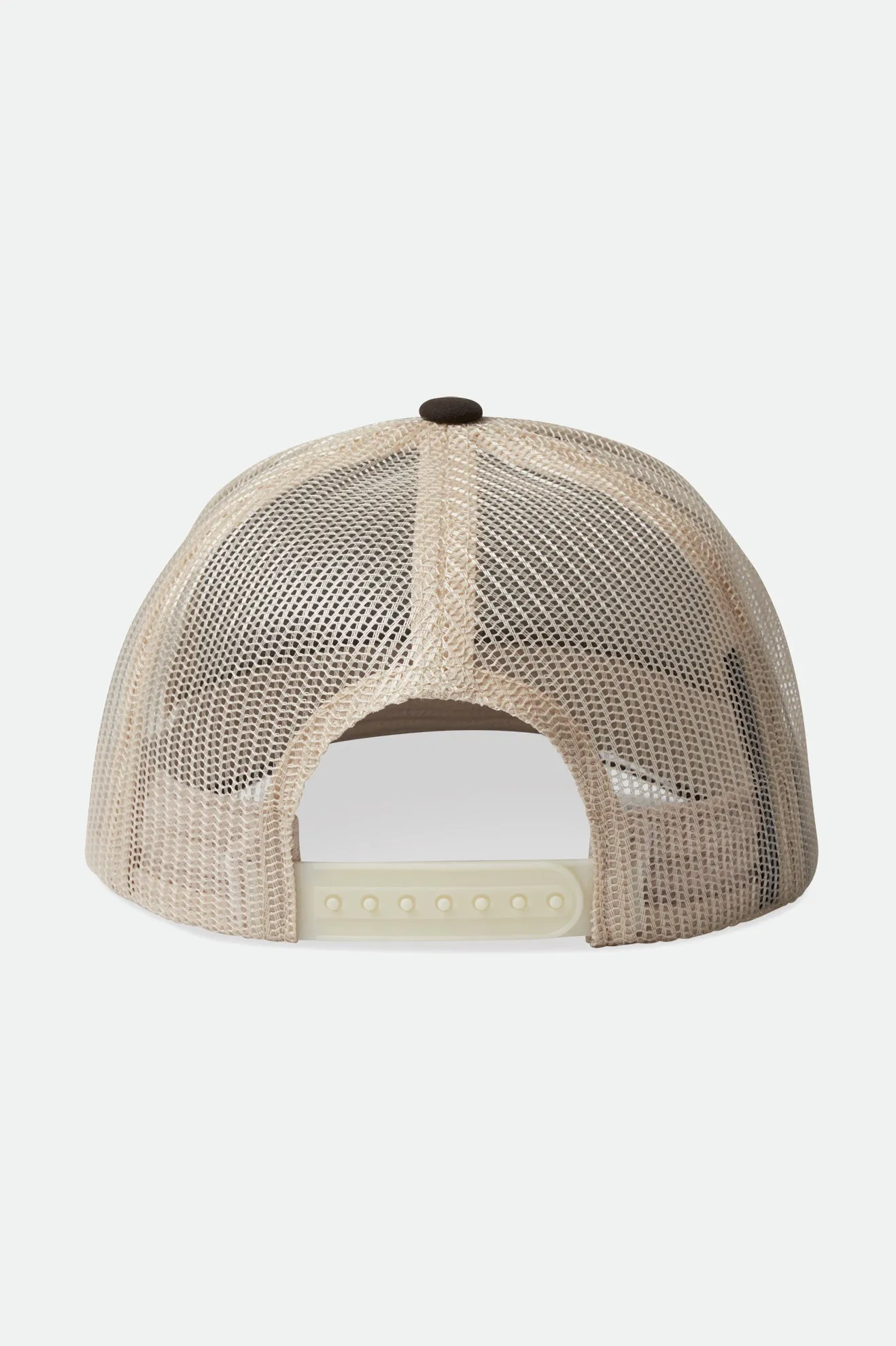 Rival Stamp NetPlus MP Trucker Hat - Deep Brown/Off White