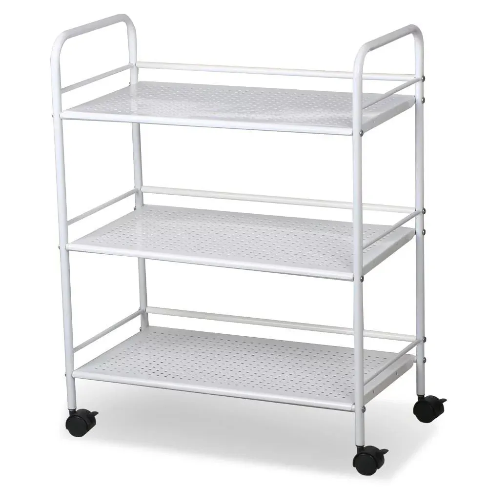 Rolling Trolley Cart with 3 Shelves