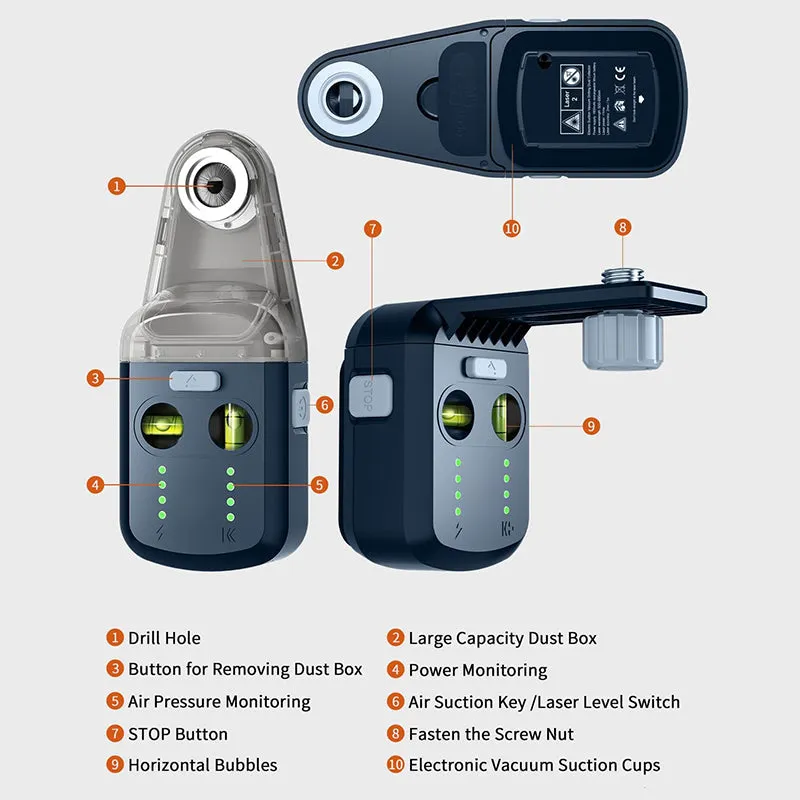 SAKER 4-in-1 Laser Level Tool with Line Laser（AB）