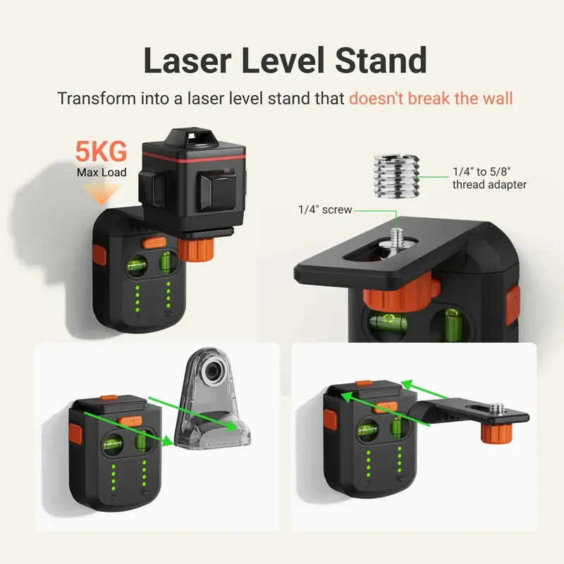 SAKER 4-in-1 Laser Level Tool with Line Laser（AB）