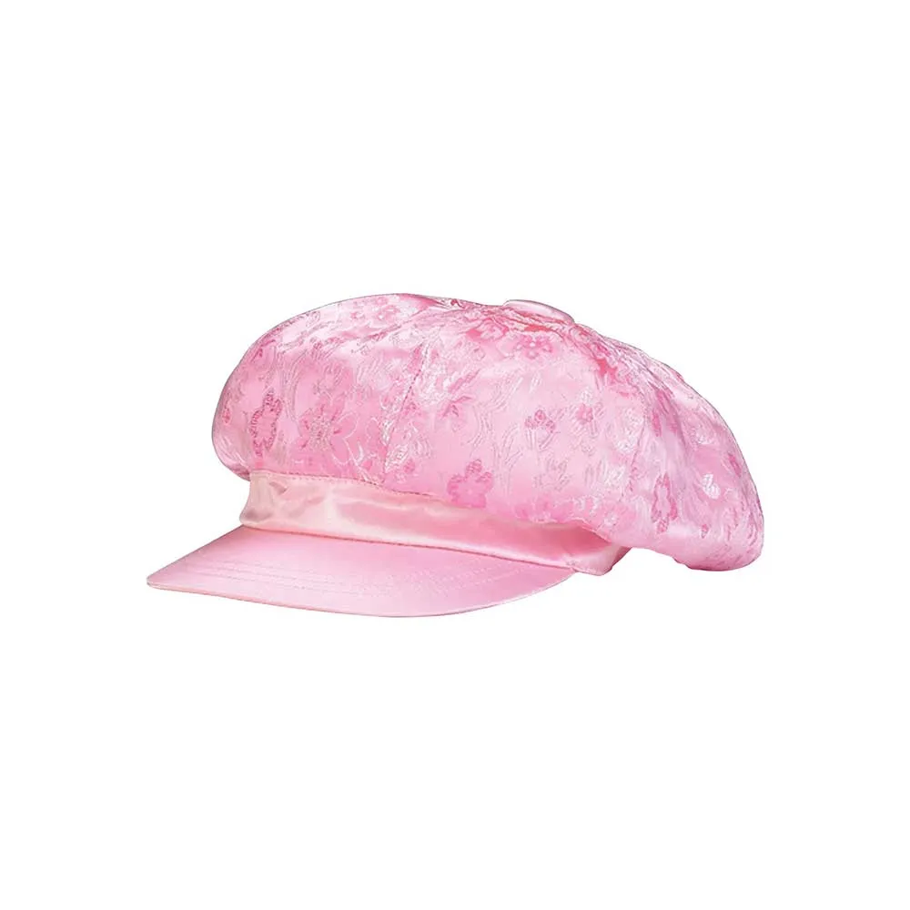 Satin Tapestry Newsboy Cap