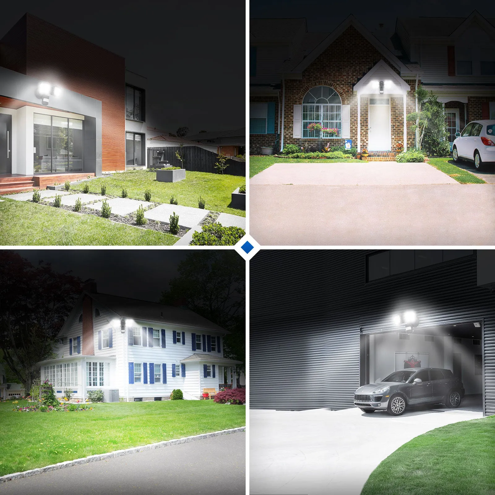 Square 36W LED Security Light (Dusk to Dawn & Motion Sensor)