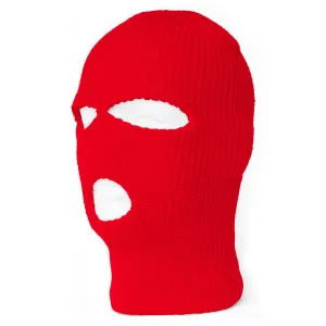 TopHeadwear's 3 Hole Face Ski Mask, Red