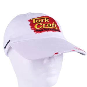 TORK CRAFT TORK CRAFT BASE BALL CAP WHITE ADJUSTABLE (ONE SIZE FITS ALL) TC00141