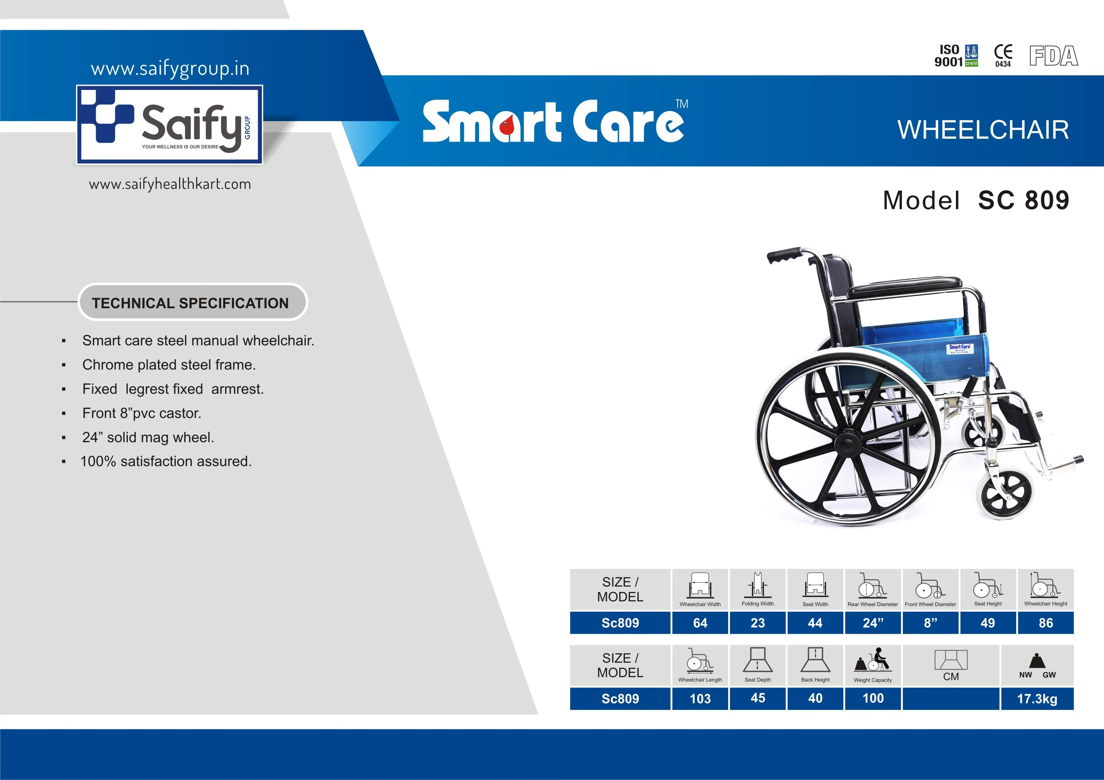 Wheelchair SC 809 B