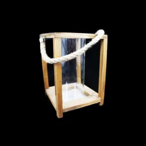 Wooden lantern 21cm