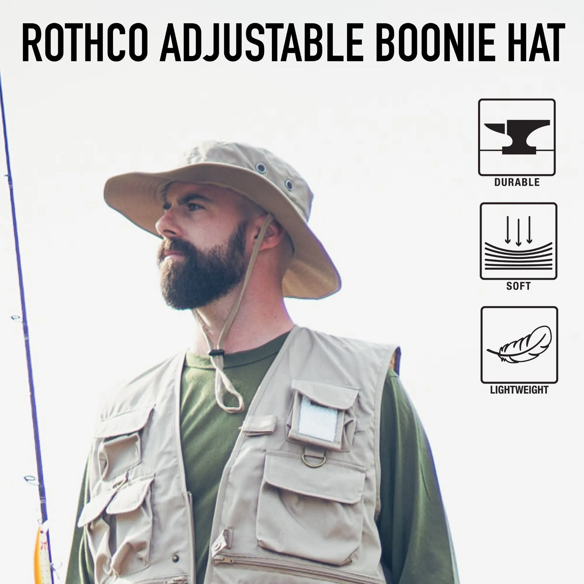 Woodland Camouflage - Adjustable Boonie Hat