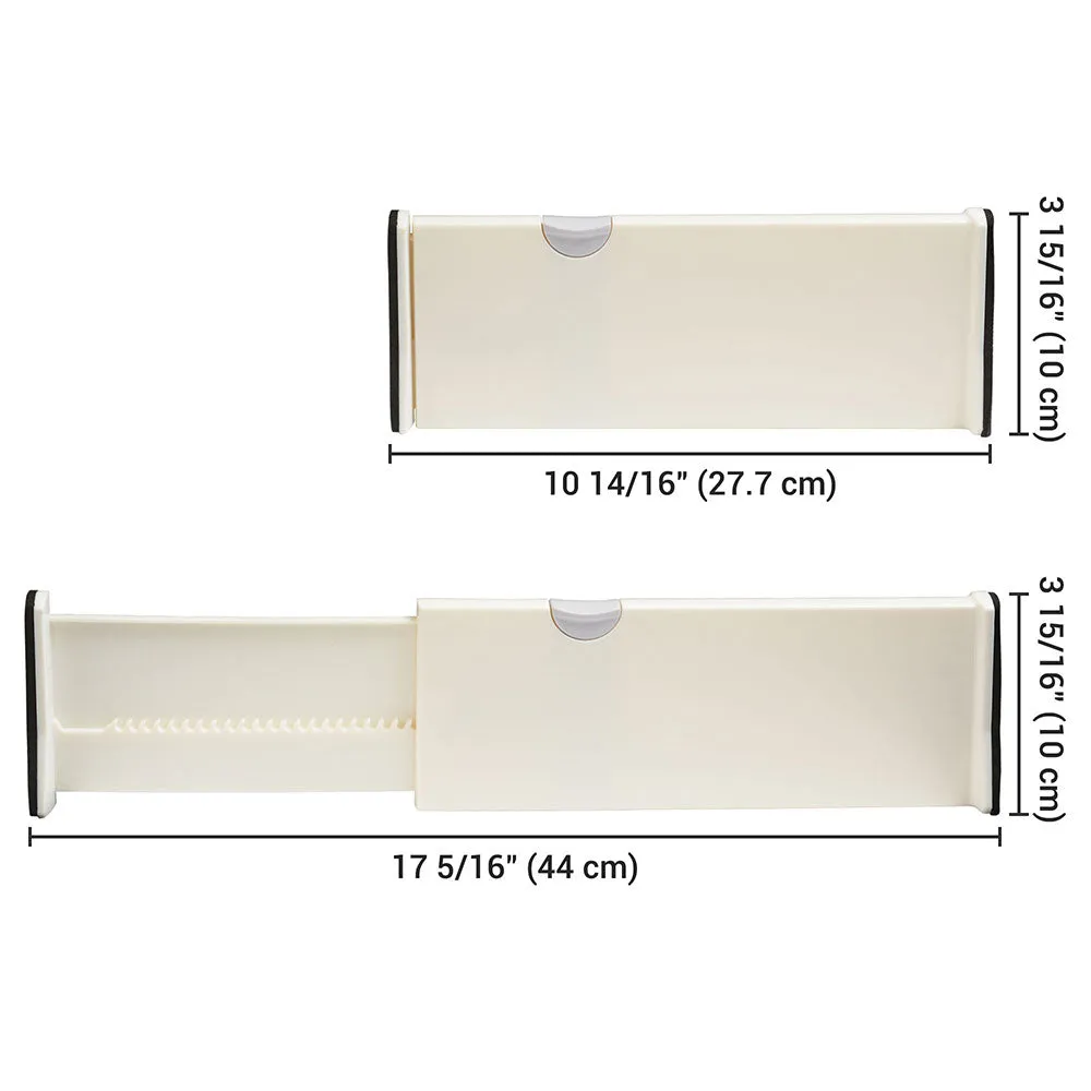 Yescom Expandable Drawer Dividers 11-17"x4"H 2-Pack