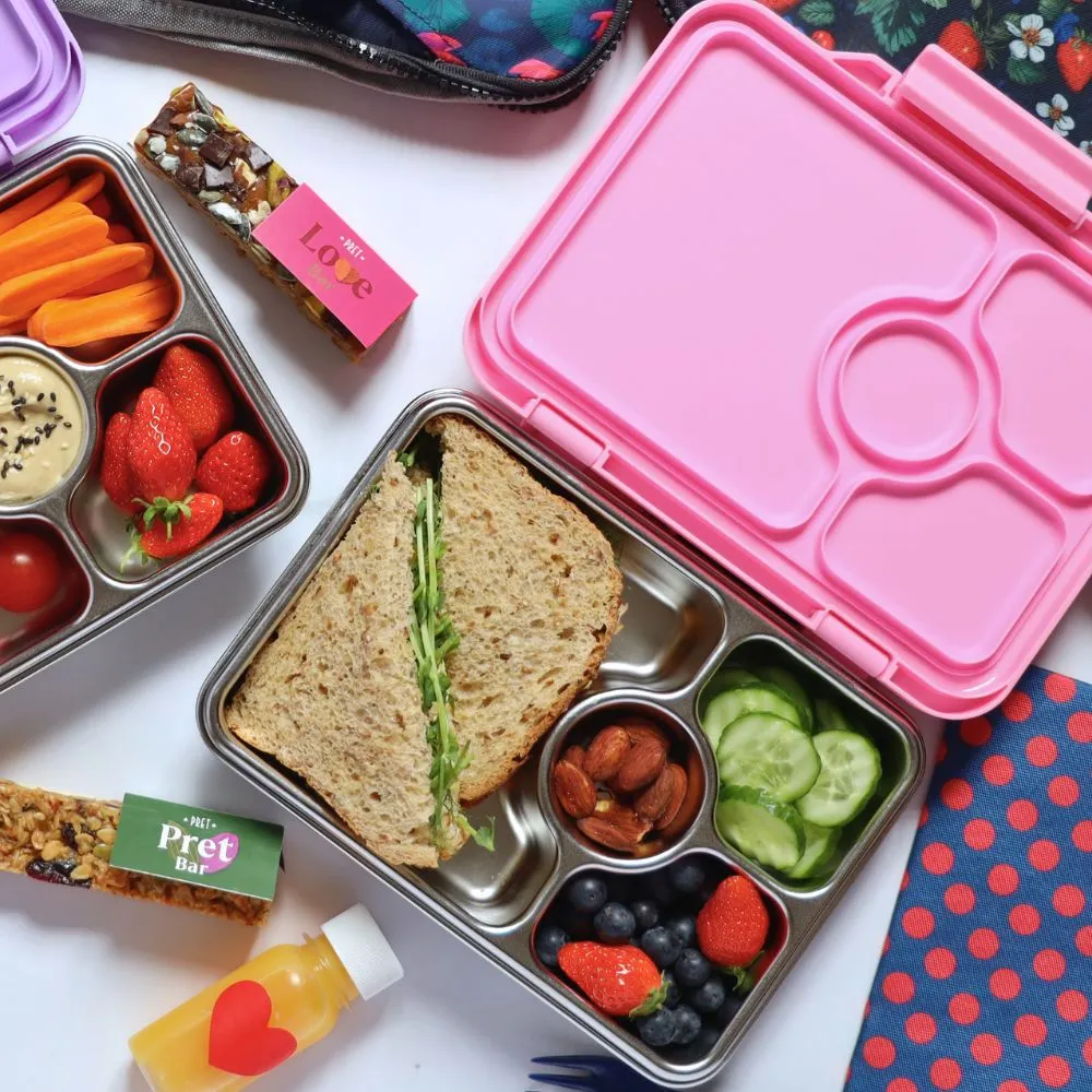 Yumbox Pret Stainless Steel Bento Box - 4 Compartment